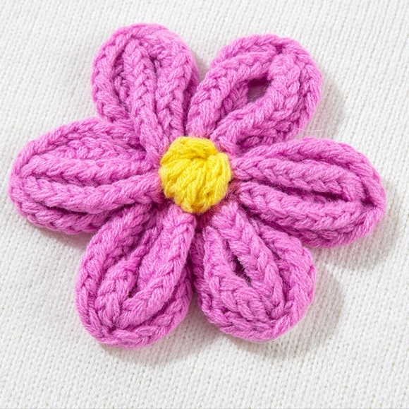 Petal Path Knit Sweater - Pink - Picture 9 of 9